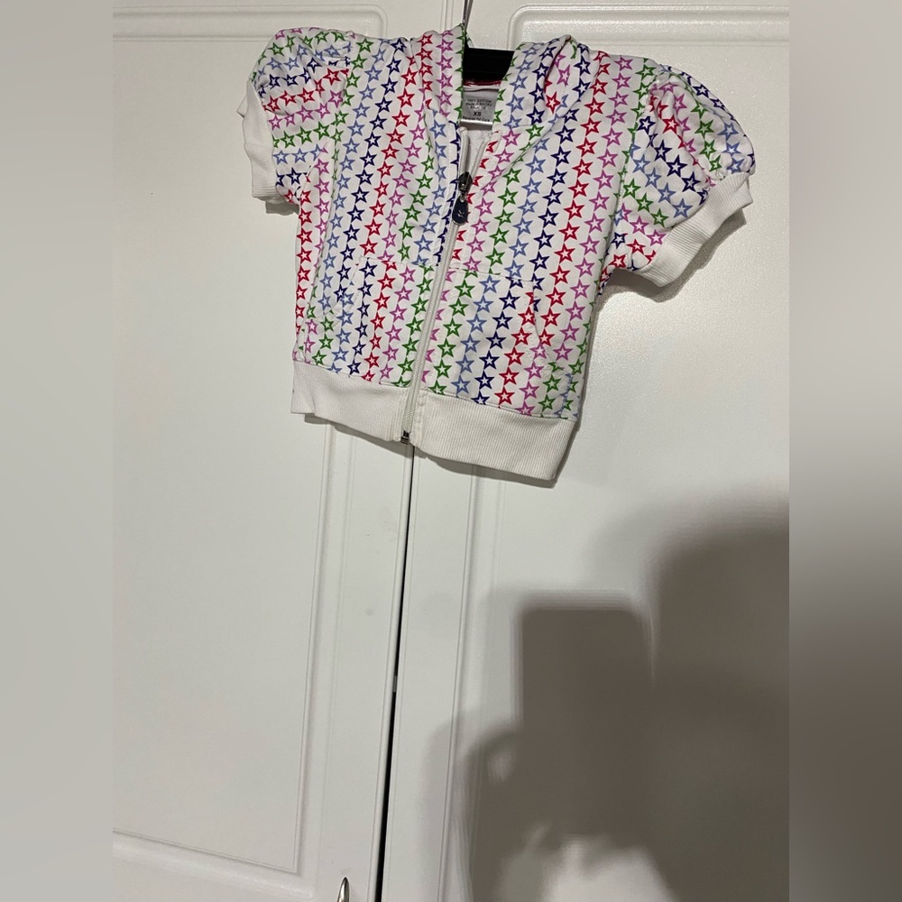 American Girl Multicolor Star Hoodie XS